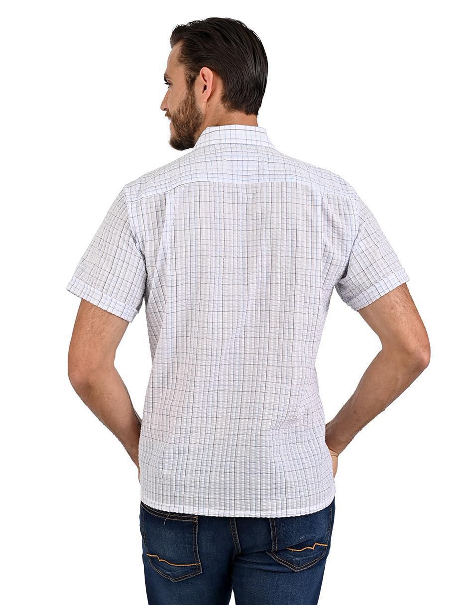 Camisa casual de algodón manga larga para hombre 3