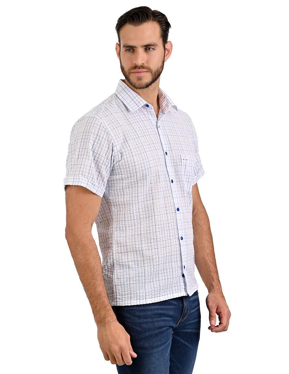 Camisa casual de algodón manga larga para hombre 4
