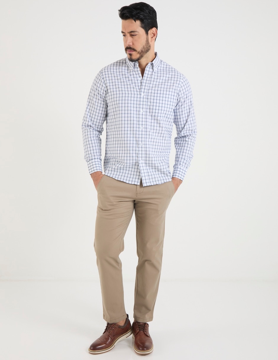 Pantalón chino slim de algodón para hombre 3