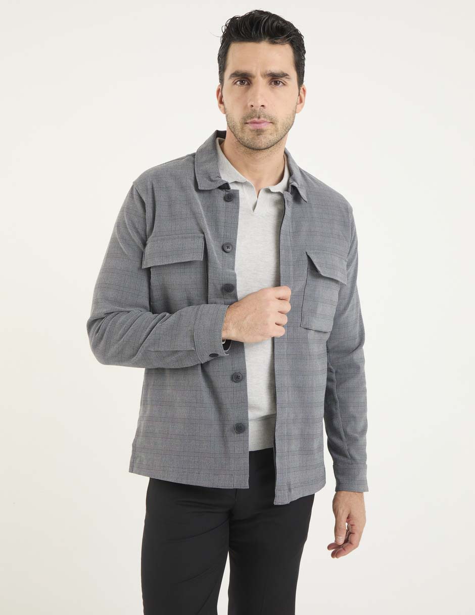 Sobrecamisa manga larga para hombre Sobrecamisa manga larga para hombre