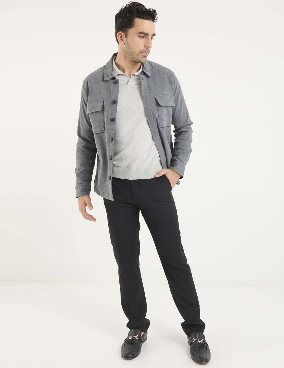 Sobrecamisa manga larga para hombre 3