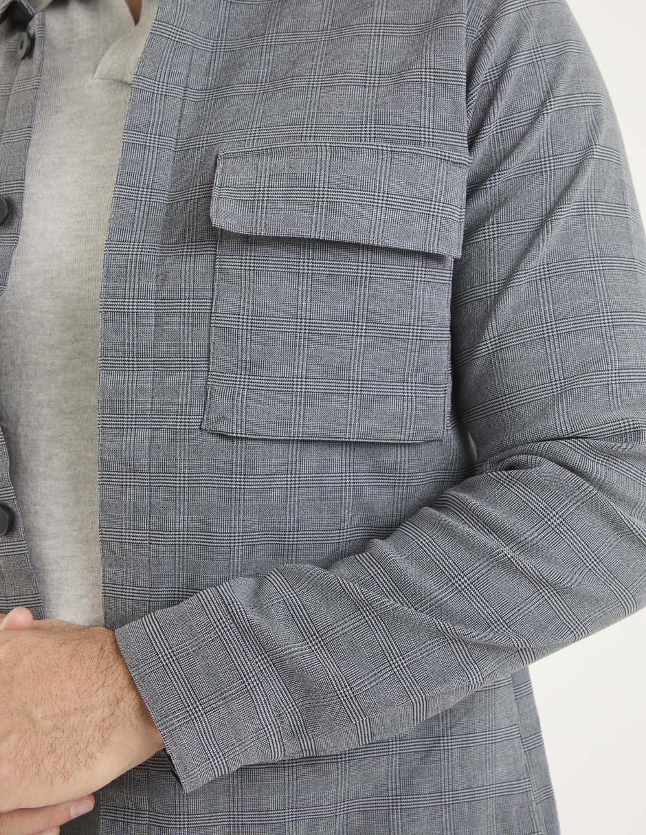Sobrecamisa manga larga para hombre 4