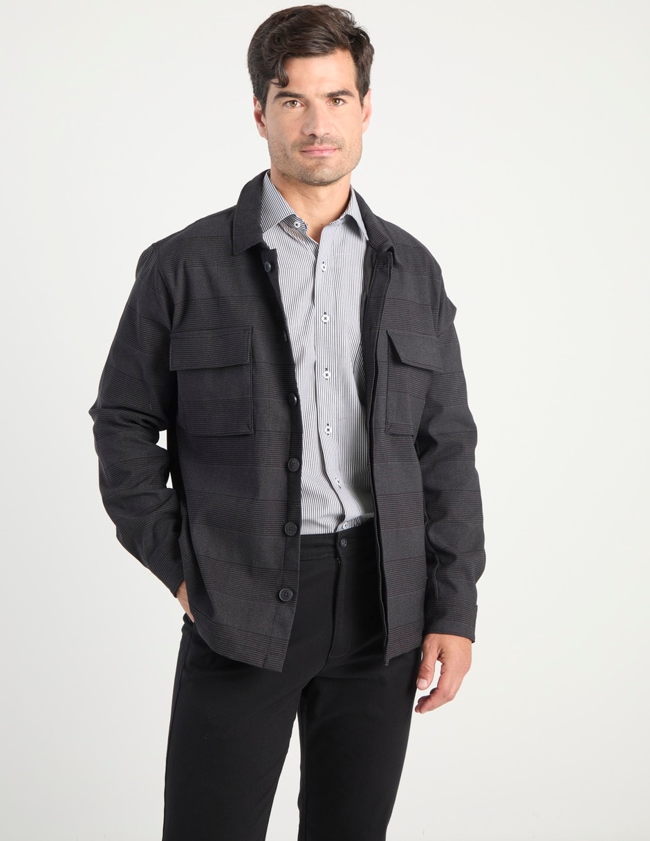 Sobrecamisa casual manga larga para hombre Sobrecamisa casual manga larga para hombre