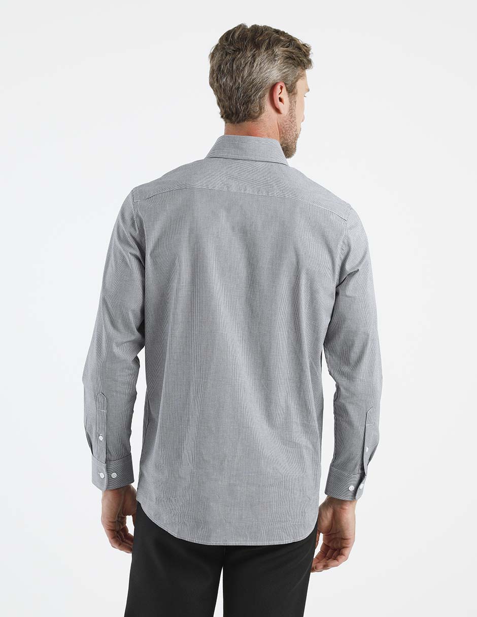 Camisa casual de algodón manga larga para hombre 2