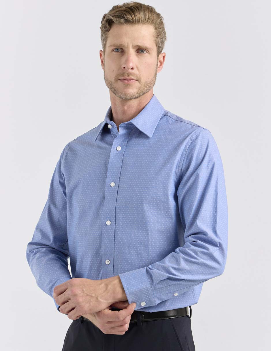 Camisa casual de algodón manga larga para hombre Camisa casual de algodón manga larga para hombre