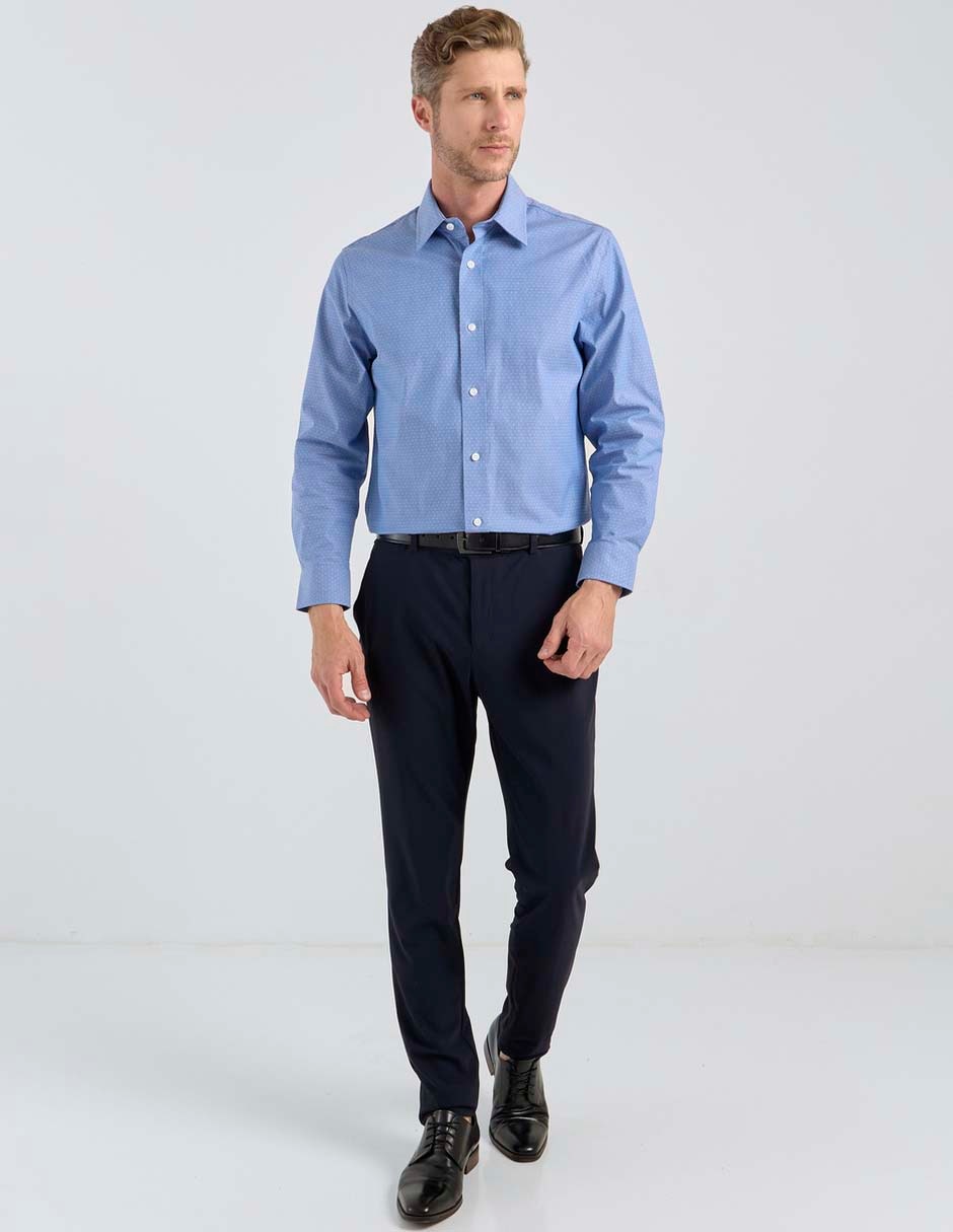 Camisa casual de algodón manga larga para hombre 3