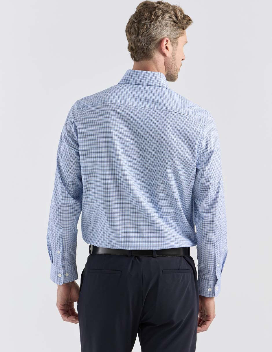 Camisa business casual de algodón manga larga para hombre 2