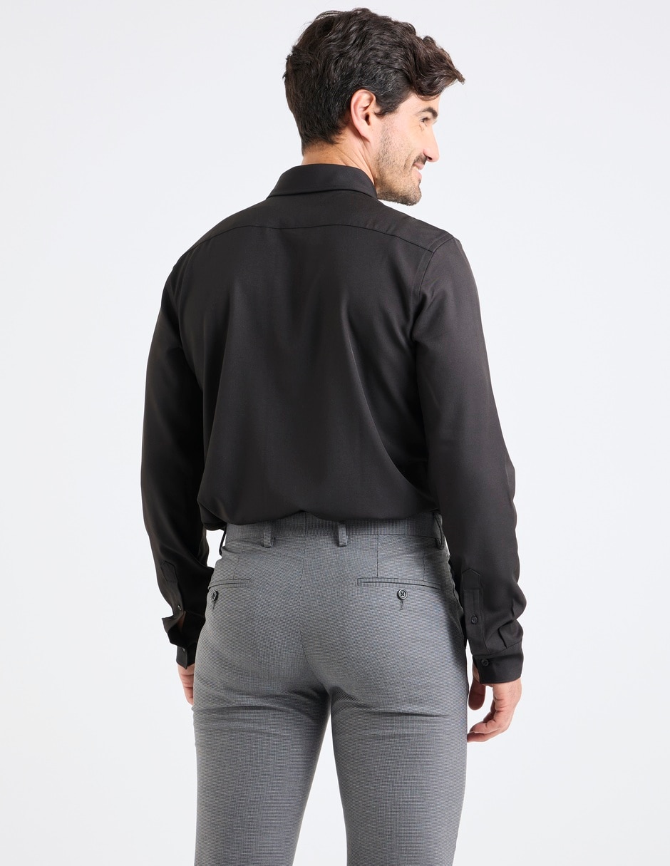 Camisa casual manga larga para hombre 2