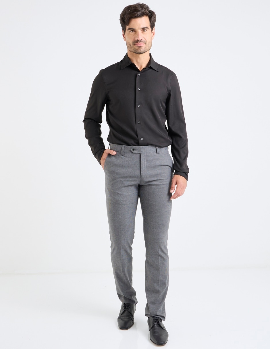 Camisa casual manga larga para hombre 3