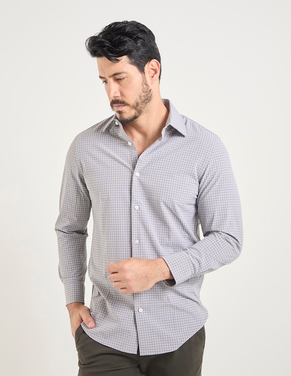 Camisa casual manga larga para hombre Camisa casual manga larga para hombre