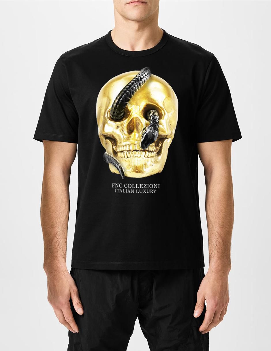 Playera Skull Veneno cuello redondo para hombre