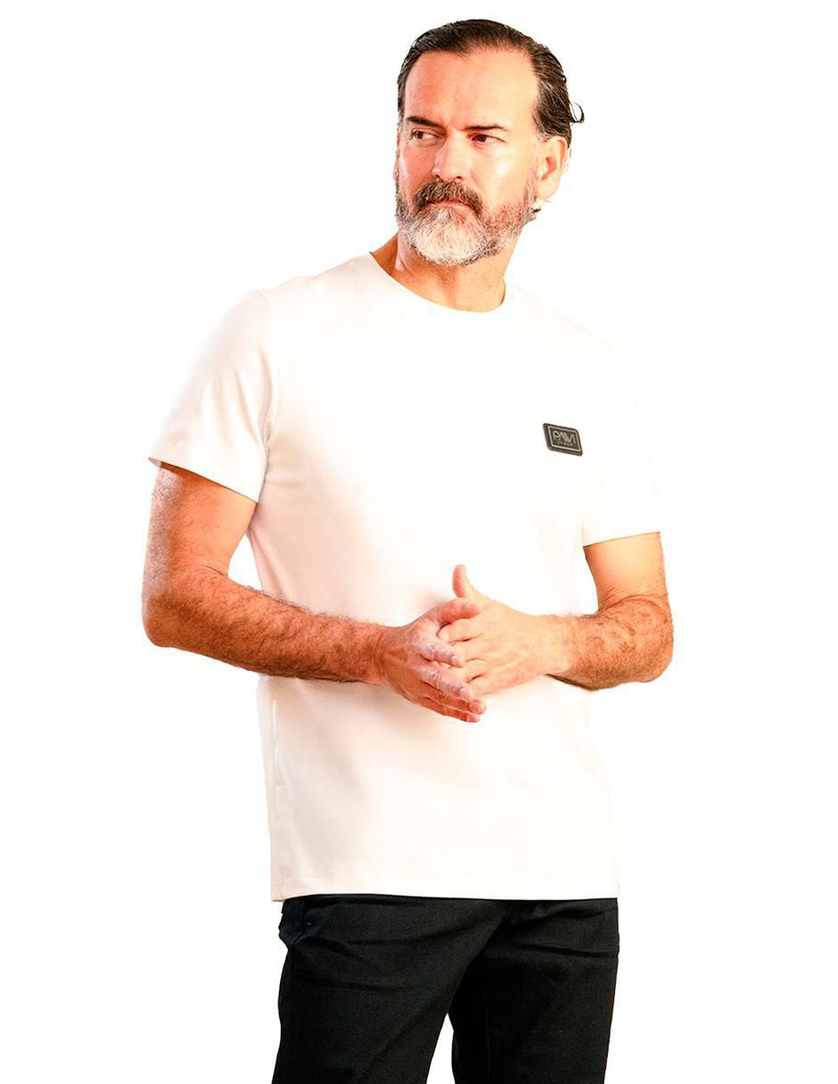 Playera cuello redondo para hombre