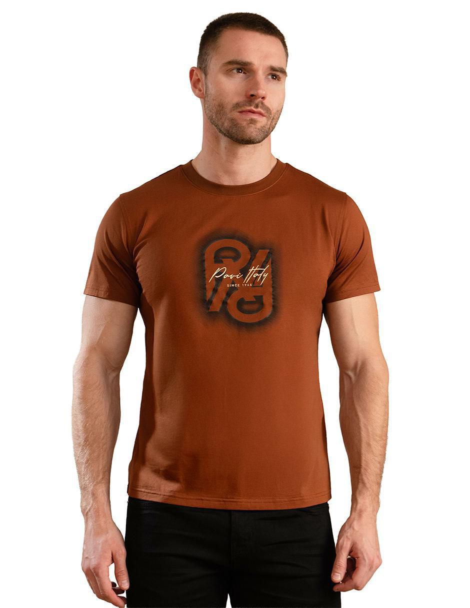 Playera cuello redondo para hombre