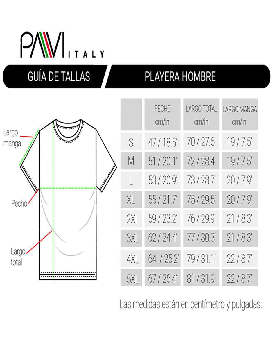 Playera cuello redondo para hombre 2