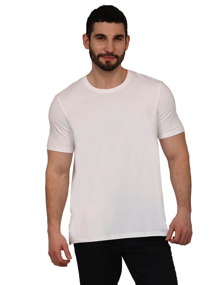 Playera cuello redondo para hombre