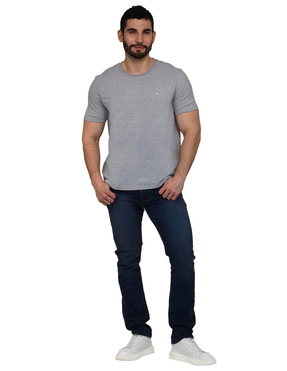 PLAYERA FERRIONI M27429, CH, GRIS