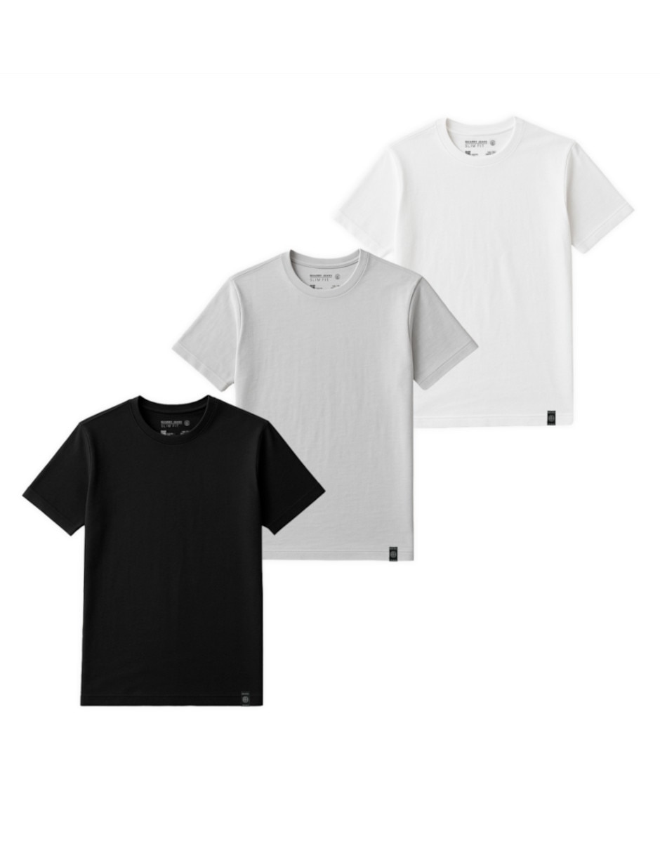 Playera cuello redondo para hombre