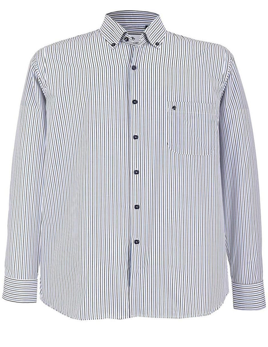 Camisa casual de algodón manga larga para hombre Camisa casual de algodón manga larga para hombre