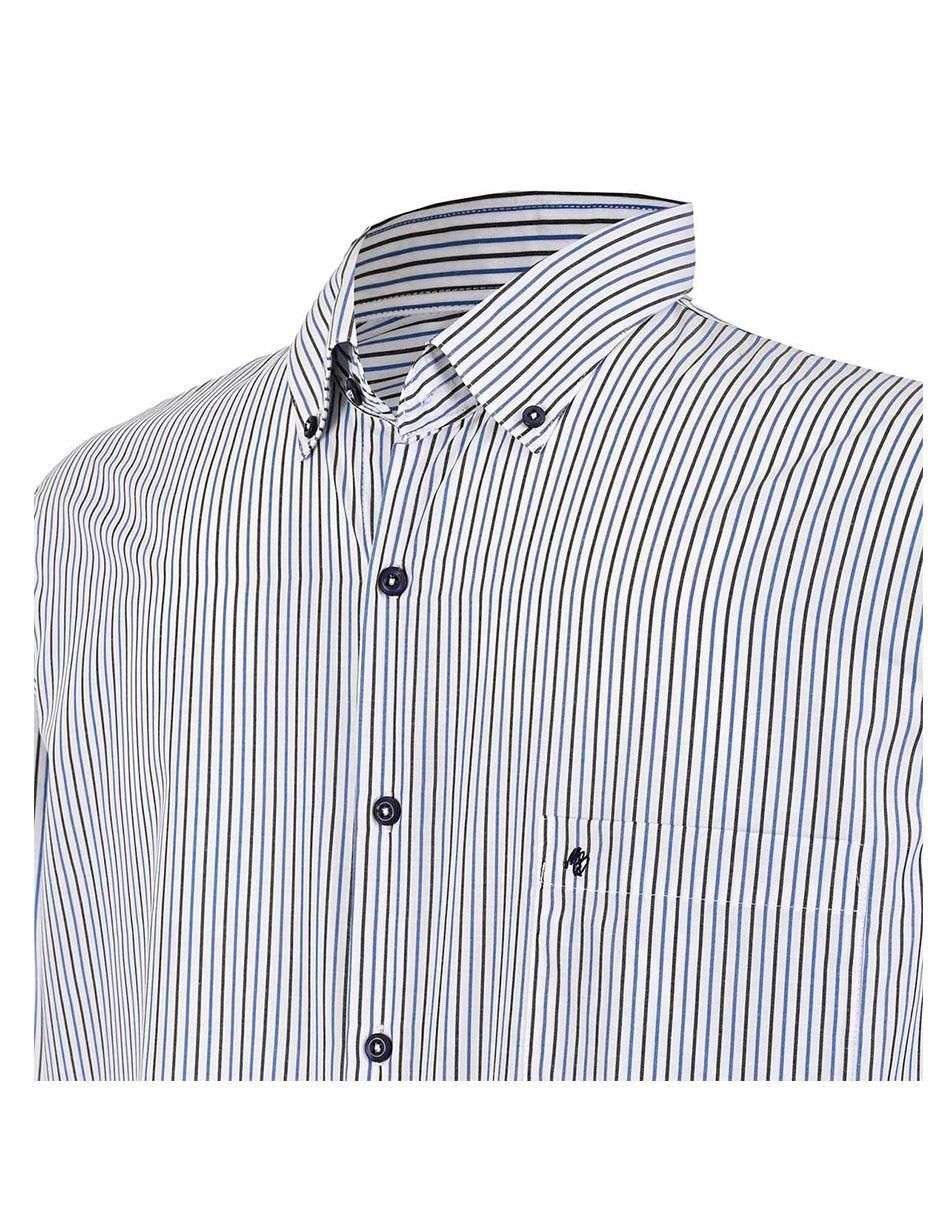 Camisa casual de algodón manga larga para hombre 2