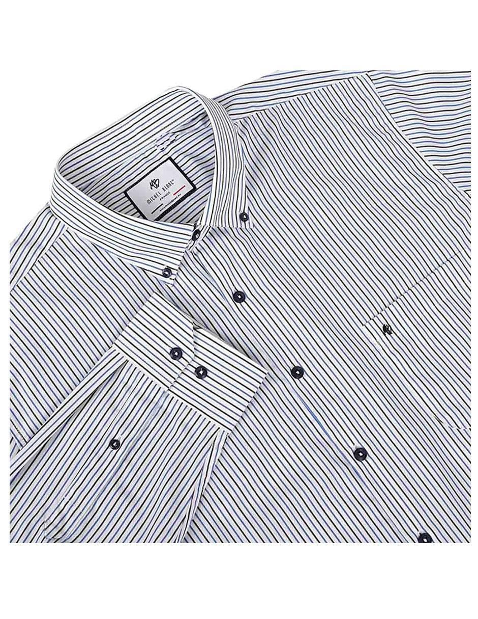 Camisa casual de algodón manga larga para hombre 3
