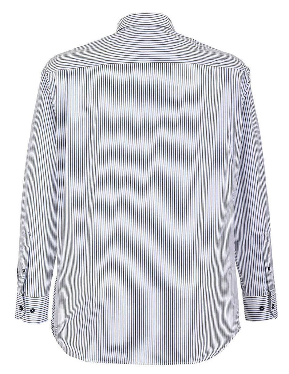 Camisa casual de algodón manga larga para hombre 4