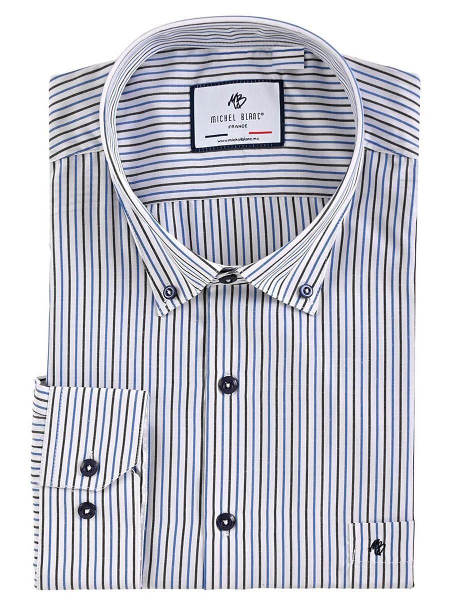 Camisa casual de algodón manga larga para hombre 5