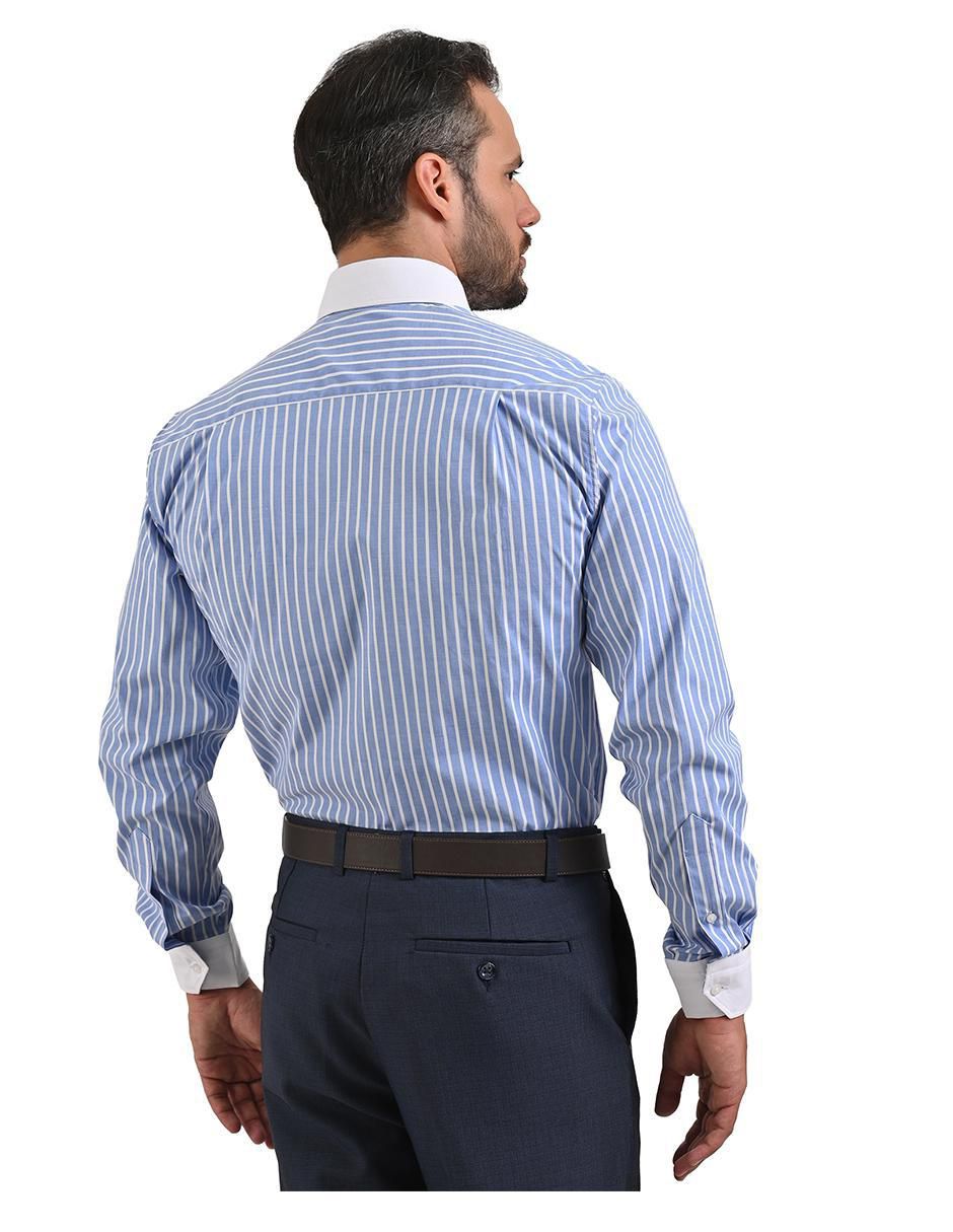 "camisa/sobrecamisa" casual michel blanc "de" (si aplica) mezcla de materiales "manga" larga "para hombre"