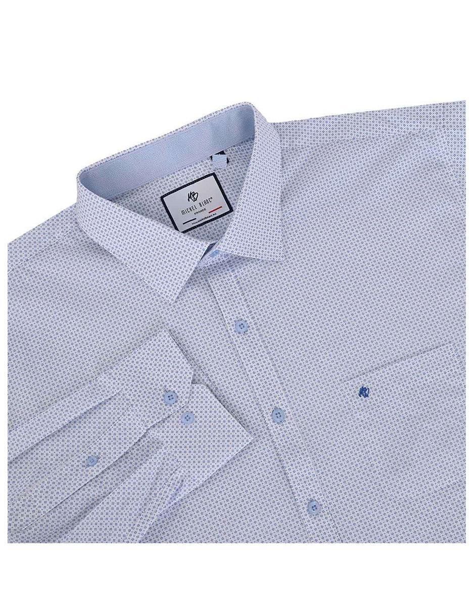 Camisa casual de algodón manga larga para hombre 5