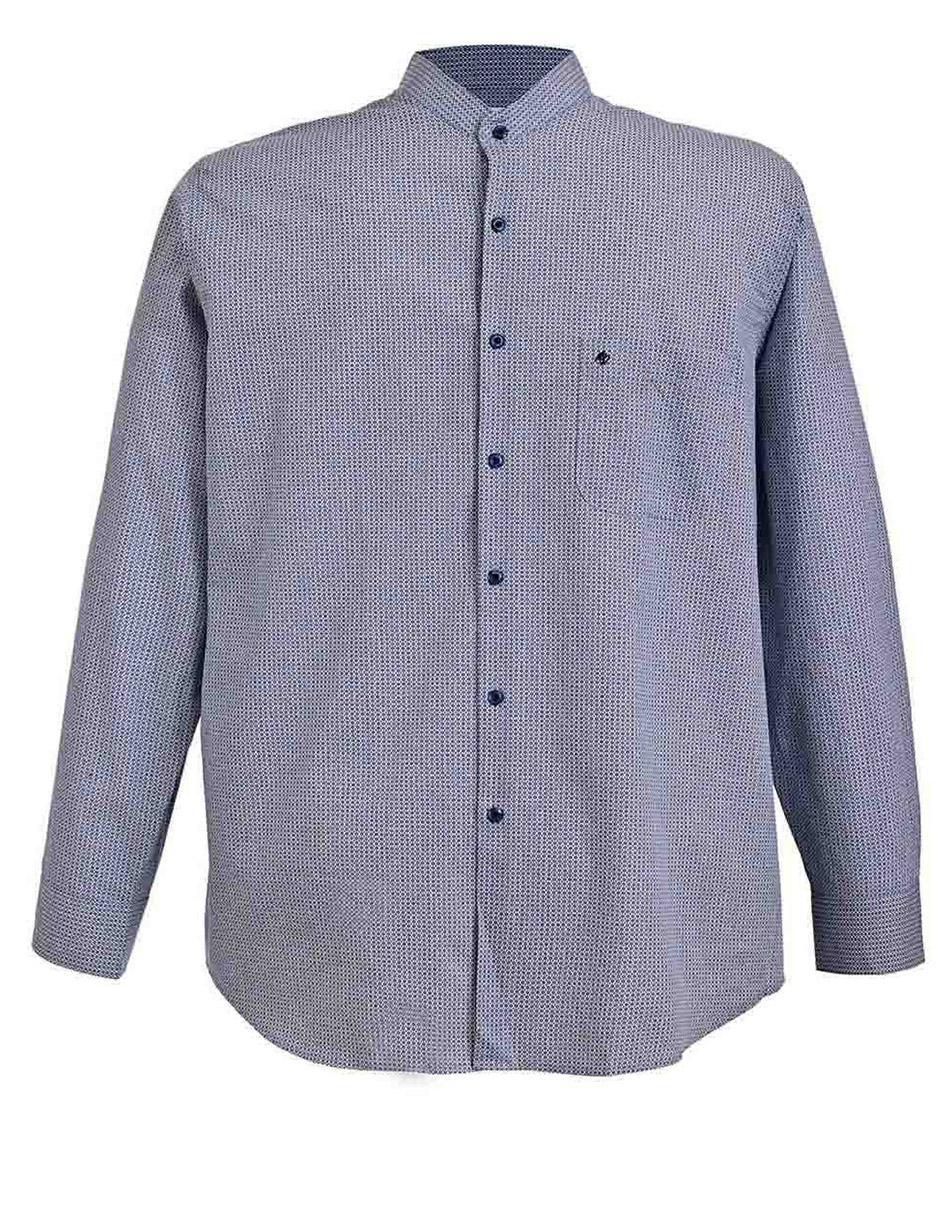 Camisa casual de algodón manga larga para hombre