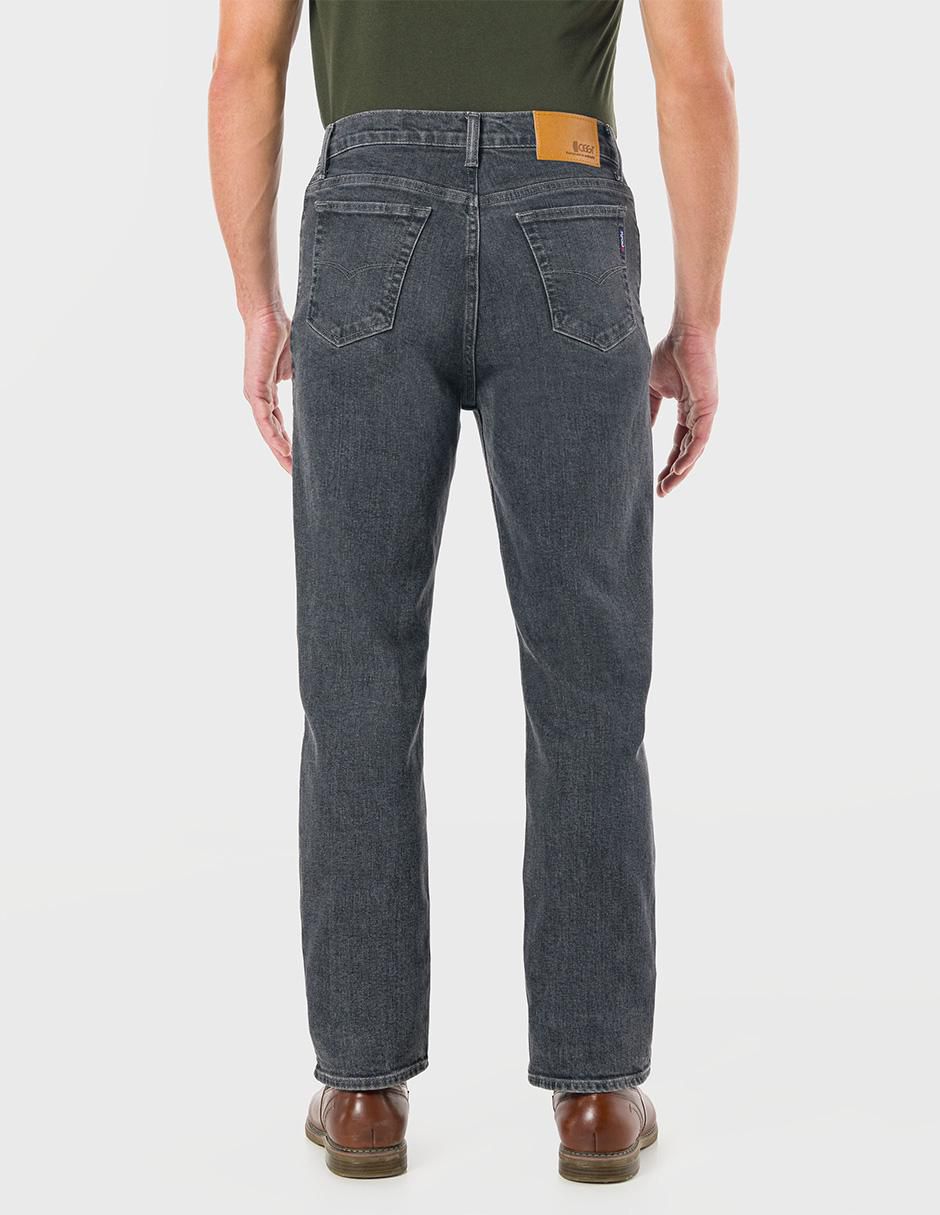 "jeans" regular straight oggi jeans jeans power avatar straight "lavado" stone wash "para hombre"