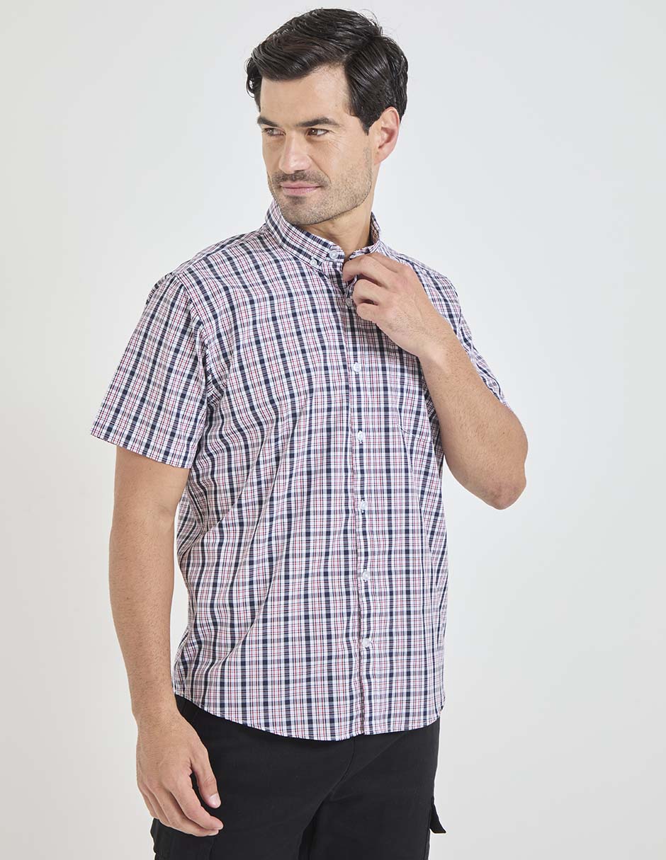 Camisa casual manga corta para hombre 1