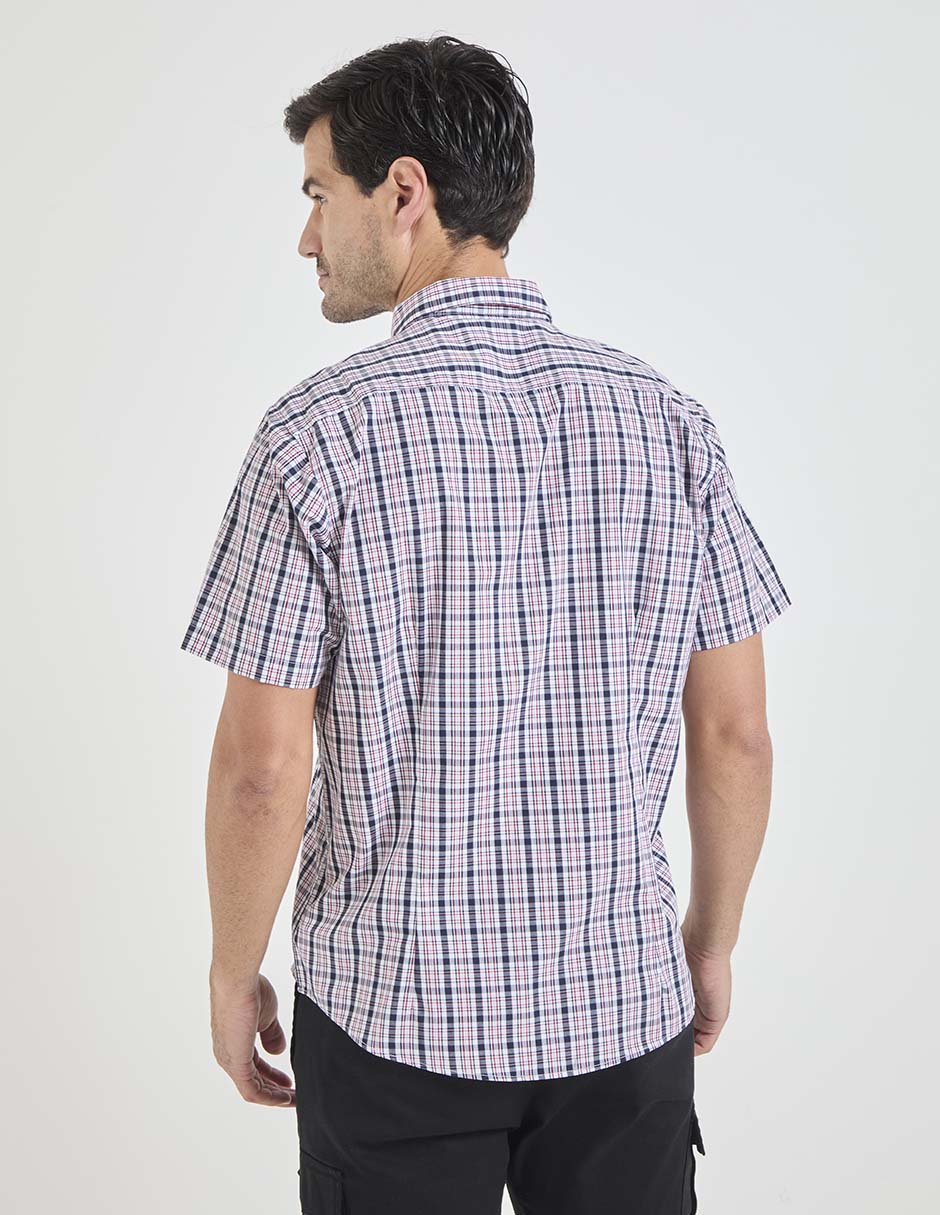 Camisa casual manga corta para hombre