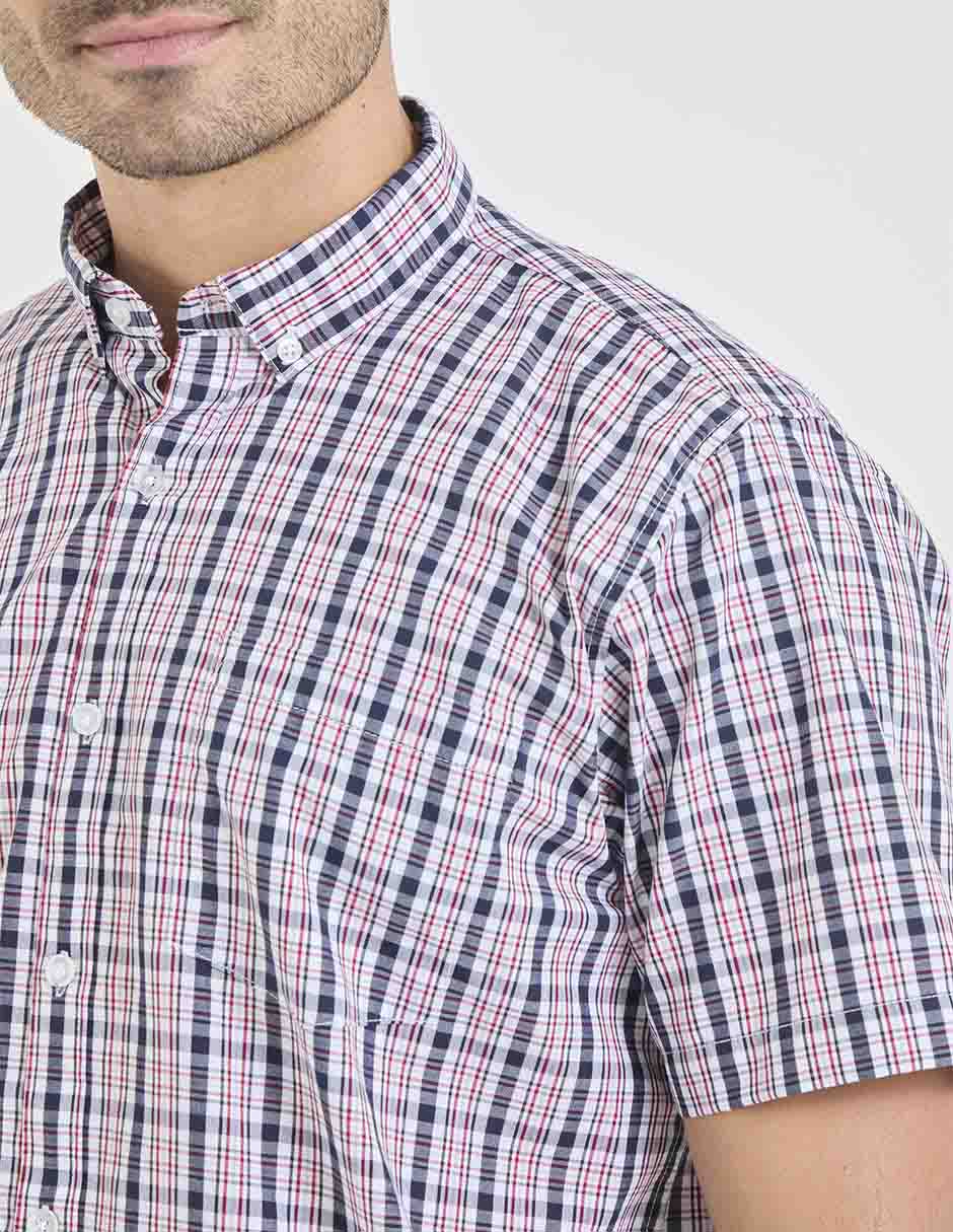 Camisa casual manga corta para hombre