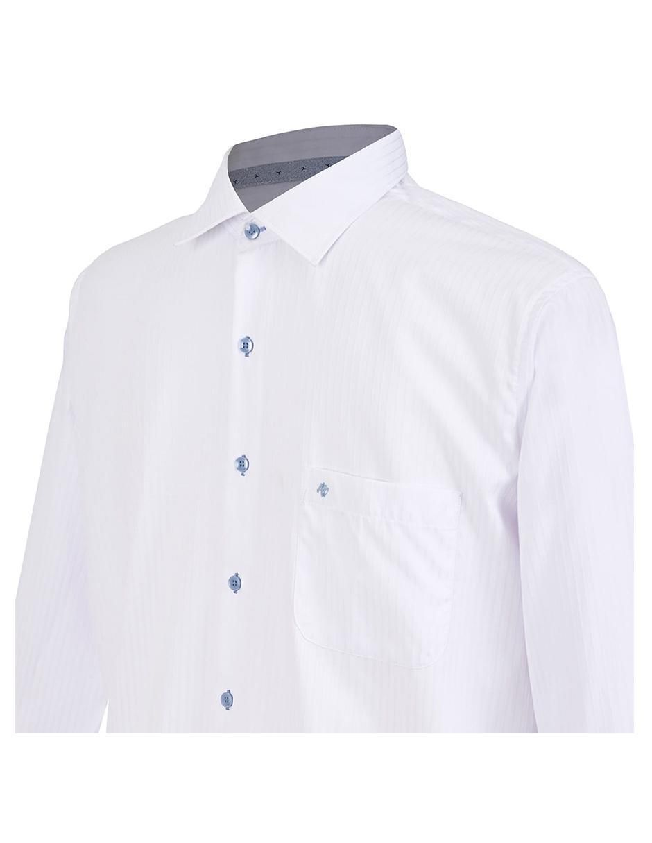 Camisa casual de algodón manga larga para hombre 4