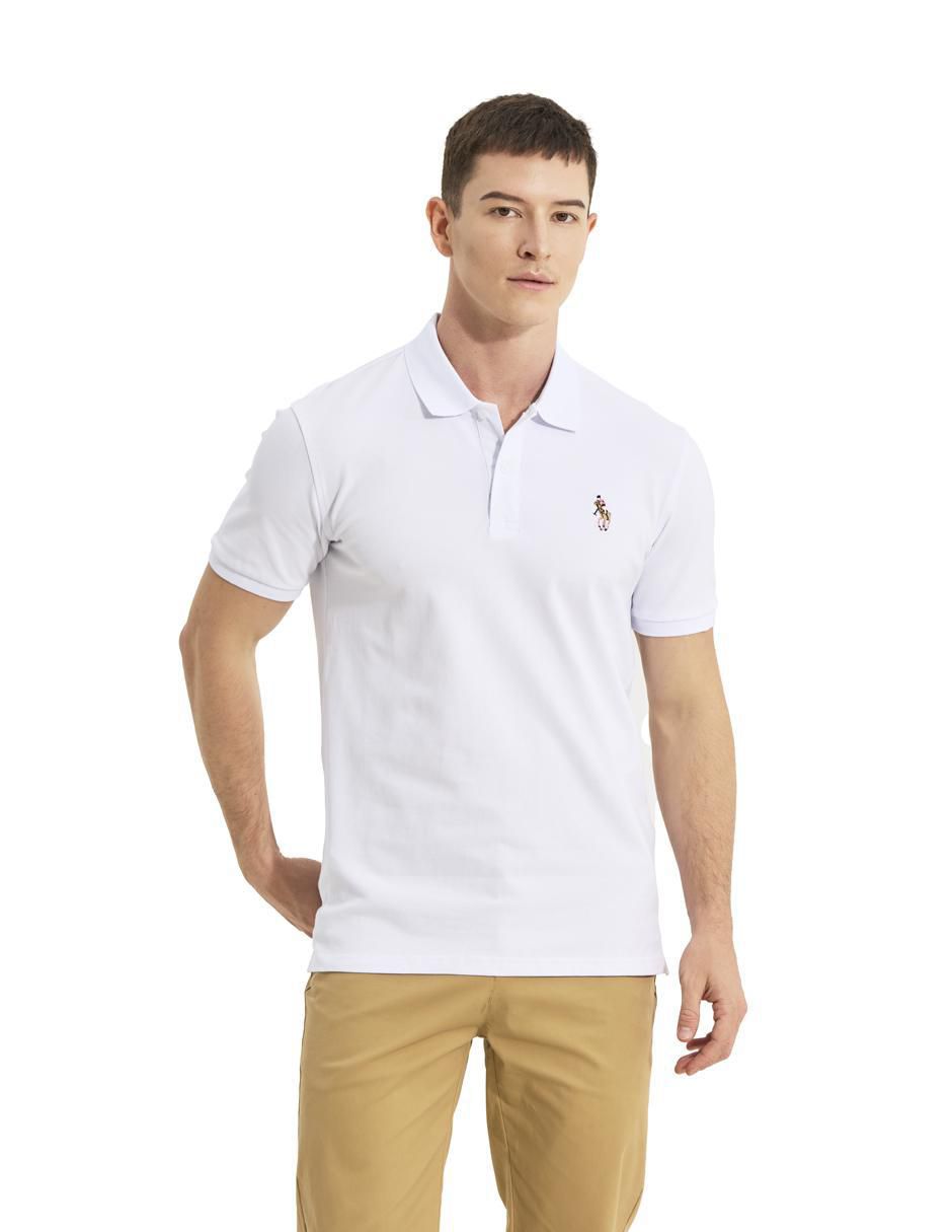 Polo Club Camiseta Polo Playera Tipo Polo Gris Jaspe Playera Tipo