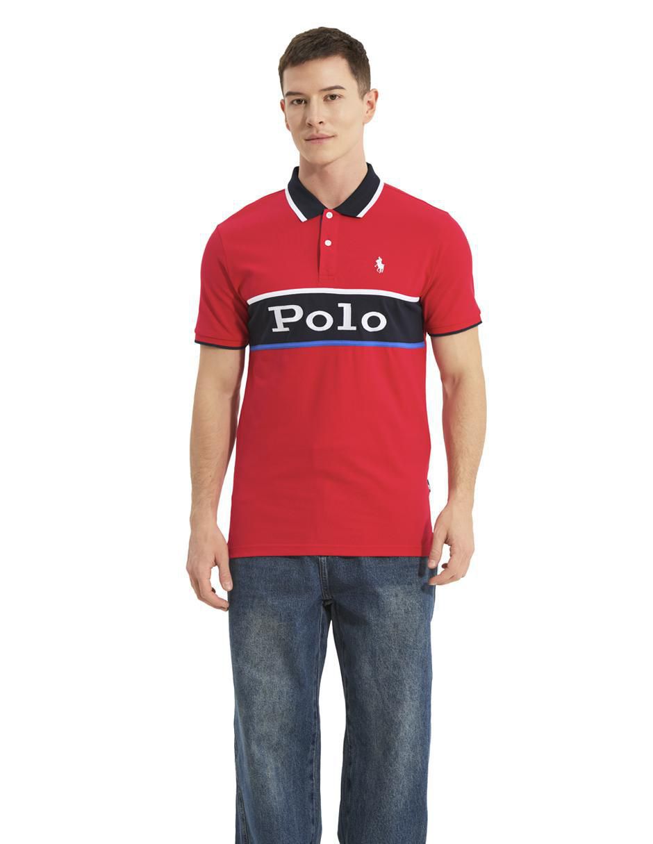 Playera tipo polo para hombre