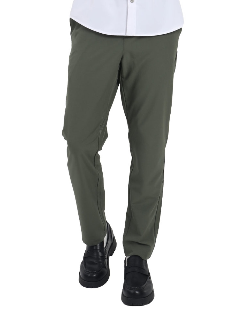 "pantalón" de vestir slim forever 21 "de" poliamida "para hombre"