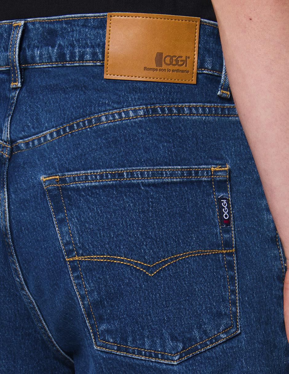 "jeans" relaxed baggy oggi jeans croster baggy "lavado" stone wash "para hombre"