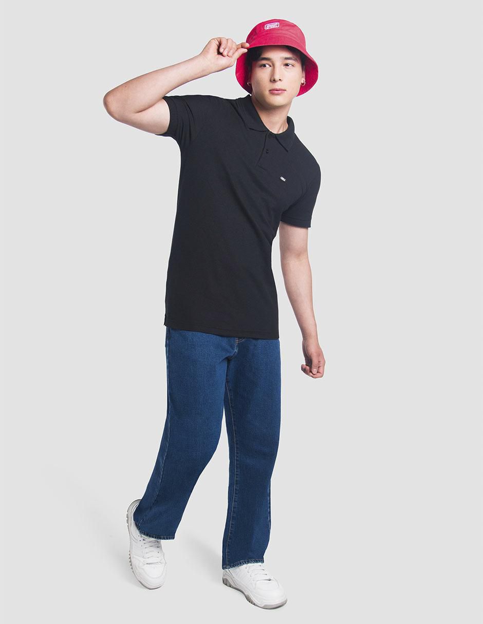 "jeans" relaxed baggy oggi jeans croster baggy "lavado" stone wash "para hombre"