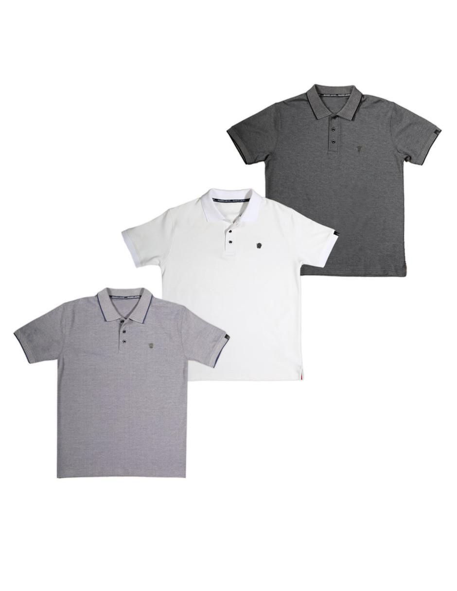 Set playera tipo polo para hombre