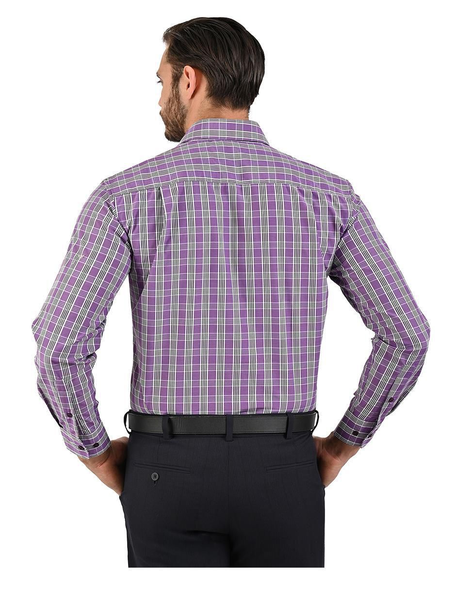 Camisa casual manga larga para hombre 3