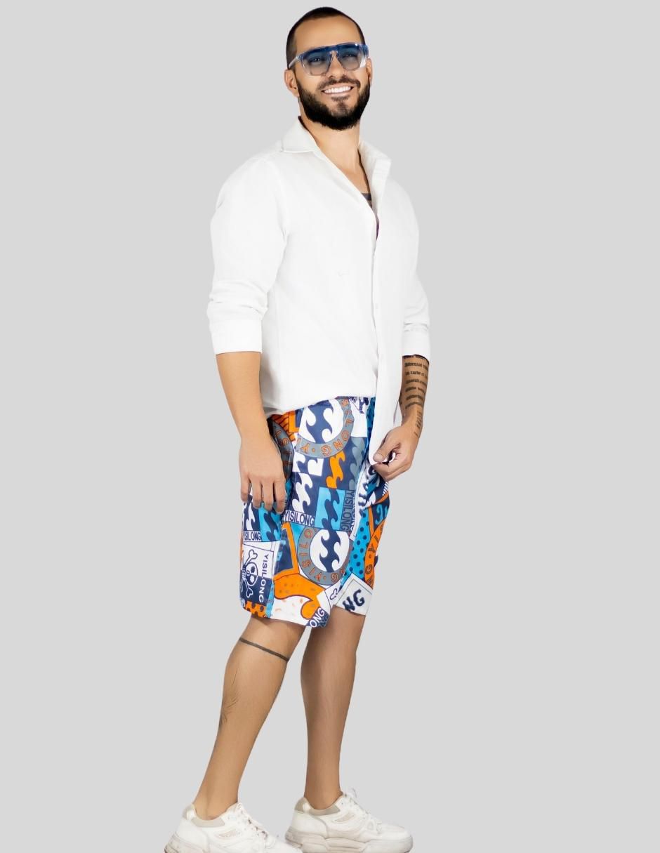 Traje de baño con bolsillos para hombre 6