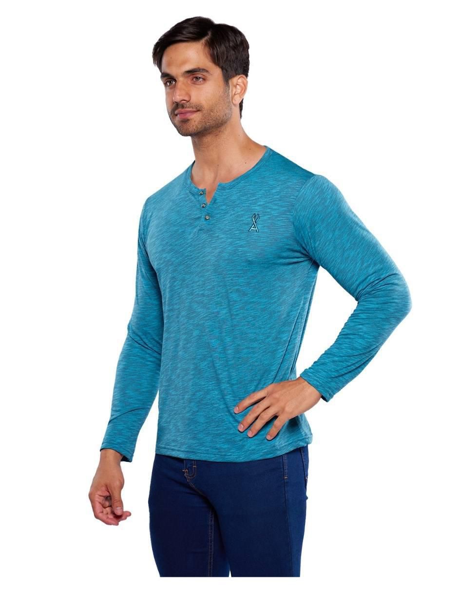 Playera Alfani Urban cuello henley para hombre