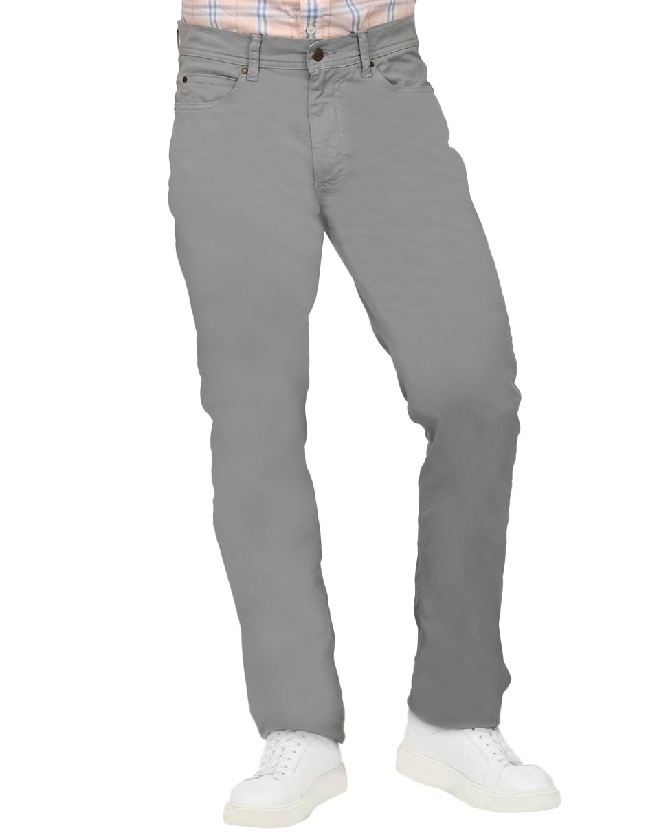 Pantalón recto de algodón para hombre