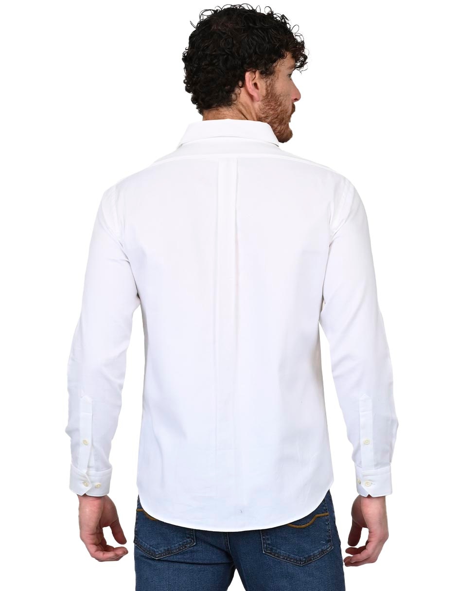 Camisa casual de algodón manga larga para hombre 3