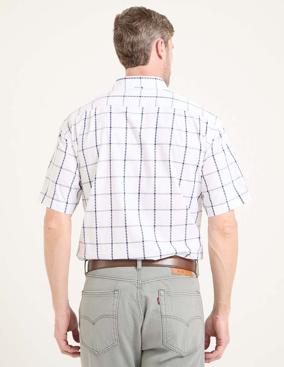 Camisa casual de algodón manga corta para hombre 2
