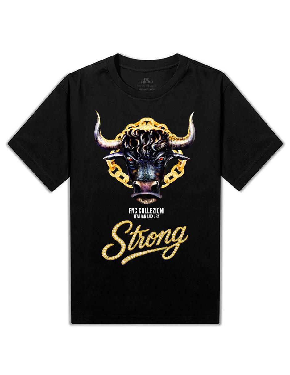 Playera bull strong cuello redondo para hombre 2