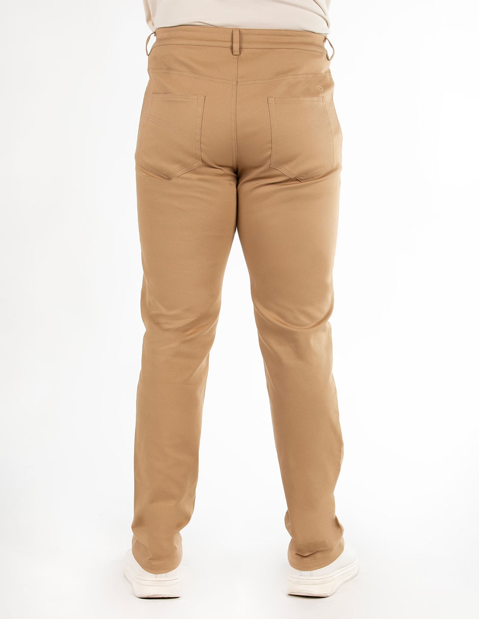Pantalón regular de algodón para hombre 2