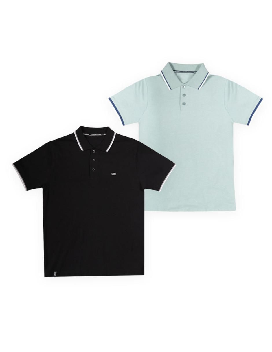 Set playera tipo polo para hombre