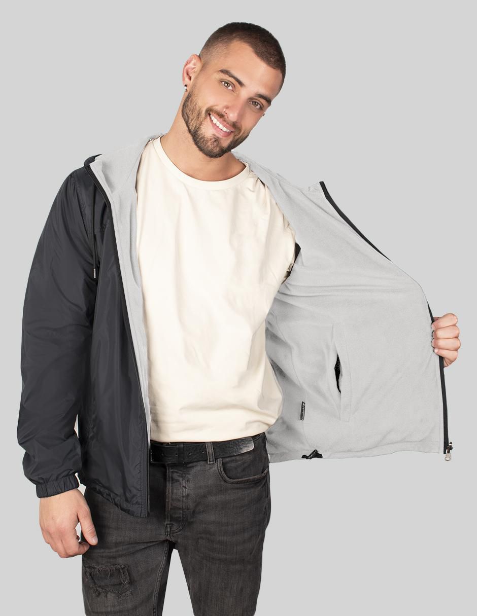 Chamarra bomber reversible para hombre 2